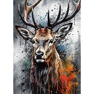 Norimpex Jelen (kresba) 30 × 40 cm - Diamond Painting