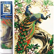 Norimpex Noble Peacock 30 × 40 cm - Diamond Painting