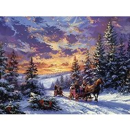 Norimpex Sleigh ride 30 × 40 cm - Diamond Painting