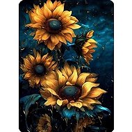 Norimpex Slunečnice v noci 30 × 40 cm - Diamond Painting