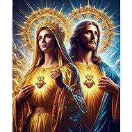 Norimpex Mary and Jesus 30 × 40 cm - Diamond Painting
