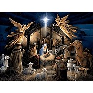 Norimpex Holy Night in Bethlehem 30 × 40 cm - Diamond Painting