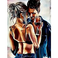 Norimpex Zamilovaný pár 30 × 40 cm - Diamond Painting