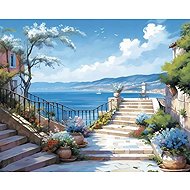 Norimpex Pohled na moře 30 × 40 cm - Diamond Painting