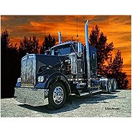 Norimpex Truck at sunset 30 × 40 cm - Diamond Painting