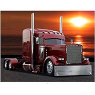 Norimpex Truck at sunset 30 × 40 cm - Diamond Painting