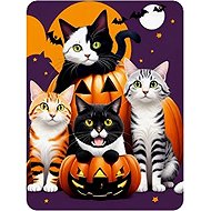 Norimpex Halloween Cats and Pumpkins 30 × 40 cm - Diamond Painting