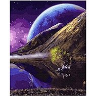 Norimpex Planeta 30 × 40 cm - Diamond Painting