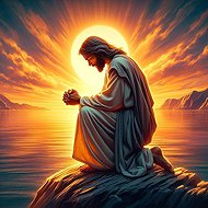 Norimpex Praying Jesus 30 × 40 cm - Diamond Painting