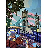 Norimpex Tower Bridge 30 × 40 cm - Diamond Painting