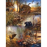 Norimpex Forest animal 30 × 40 cm - Diamond Painting