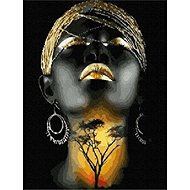 Norimpex Africká žena 30 × 40 cm - Diamond Painting
