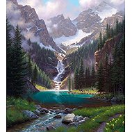 Norimpex Mountain stream 30 × 40 cm - Diamond Painting