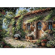 Norimpex Útulná chata 30 × 40 cm - Diamond Painting