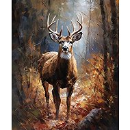 Norimpex Jelen v lese 30 × 40 cm - Diamond Painting