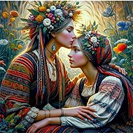 Norimpex Matka s dcerou 30 × 40 cm - Diamond Painting