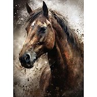 Norimpex Portrét koně 30 × 40 cm - Diamond Painting