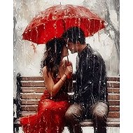 Norimpex Love in all weather 30 × 40 cm - Diamond Painting