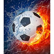 Norimpex Football 30 × 40 cm - Diamond Painting