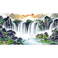 Norimpex Vodopády 80 × 40 cm - Diamond Painting