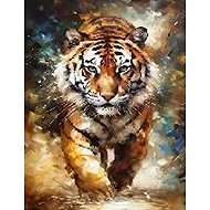 Norimpex Běžící tygr 30 × 40 cm - Diamond Painting