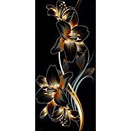 Norimpex Black lilies with colour accent 30 × 40 cm - Diamond Painting