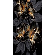 Norimpex Black lilies with gold accent 30 × 40 cm - Diamond Painting
