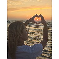 Norimpex Sunset by the sea 30 × 40 cm - Diamond Painting