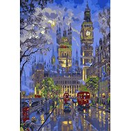 Norimpex Londýn v noci 30 × 40 cm - Diamond Painting