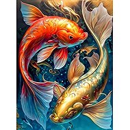 Norimpex Rybí Yin Yang 30 × 40 cm - Diamond Painting