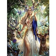 Norimpex Lesní žena 30 × 40 cm - Diamond Painting