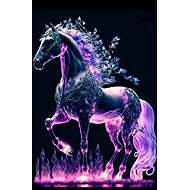 Norimpex Ghost horse 30 × 40 cm - Diamond Painting