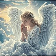 Norimpex Praying Angel 30 × 40 cm - Diamond Painting
