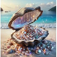 Norimpex Treasure Clam 30 × 40 cm - Diamond Painting
