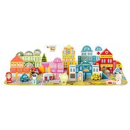 Woody Stavebnice kostky Město v kyblíku, 115 ks - Kids’ Building Blocks