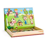 Woody Krabička s magnetickými tvary - Statek - Jigsaw Puzzle