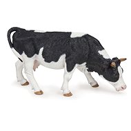 PAPO Black and white grazing cow - Figure