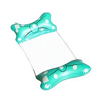 GGV Pool lounger bow 130 × 70 × 15 cm, green - Inflatable Water Mattress