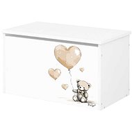 Toy box Nellys - Teddy love - beige - Toy Organiser