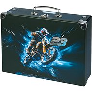 BAAGL Foldable school case Motorbike with fittings - Small Briefcase
