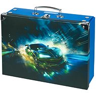 BAAGL Folding school case Racing car with fittings - Small Briefcase