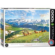 EUROGRAPHICS Puzzle Deer in the mountains 1000 pieces - Jigsaw Puzzle