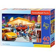 CASTORLAND Puzzle Gas Station MAXI 40 pieces - Jigsaw Puzzle