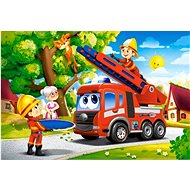 CASTORLAND Puzzle Firefighters in action MAXI 40 pieces - Jigsaw Puzzle