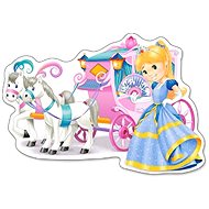 CASTORLAND Puzzle Carriage for Princess MAXI 12 pieces - Jigsaw Puzzle