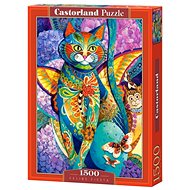 CASTORLAND Painted Cat Puzzle 1500 pieces - Jigsaw Puzzle