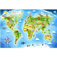 CASTORLAND Puzzle World Map MAXI 40 pieces - Jigsaw Puzzle