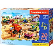 CASTORLAND Puzzle Farm Work MAXI 20 pieces - Jigsaw Puzzle