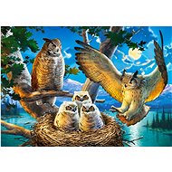 CASTORLAND Owl Family Puzzle 500 pieces - Jigsaw Puzzle