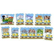 CASTORLAND Puzzle Learning Numbers 1-10/ Train 21 pieces - Jigsaw Puzzle